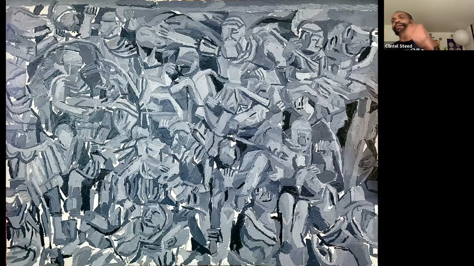 CLINTEL STEED ARTIST TALK AT BLACK POND. August 7, 2021