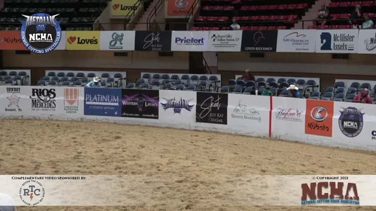 BABY TALK shown by GARY BARKER 2021 NCHA Summer Spec. 4YO Am Finals