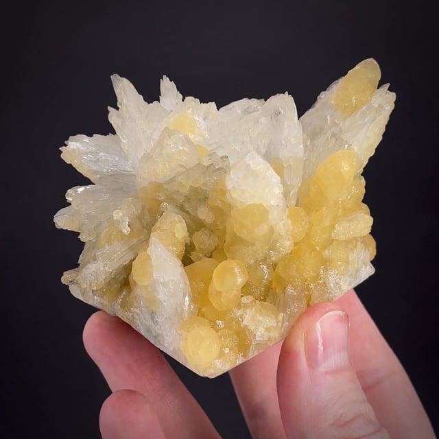 Calcite on Colemanite (Minette and Reynolds Coll.)