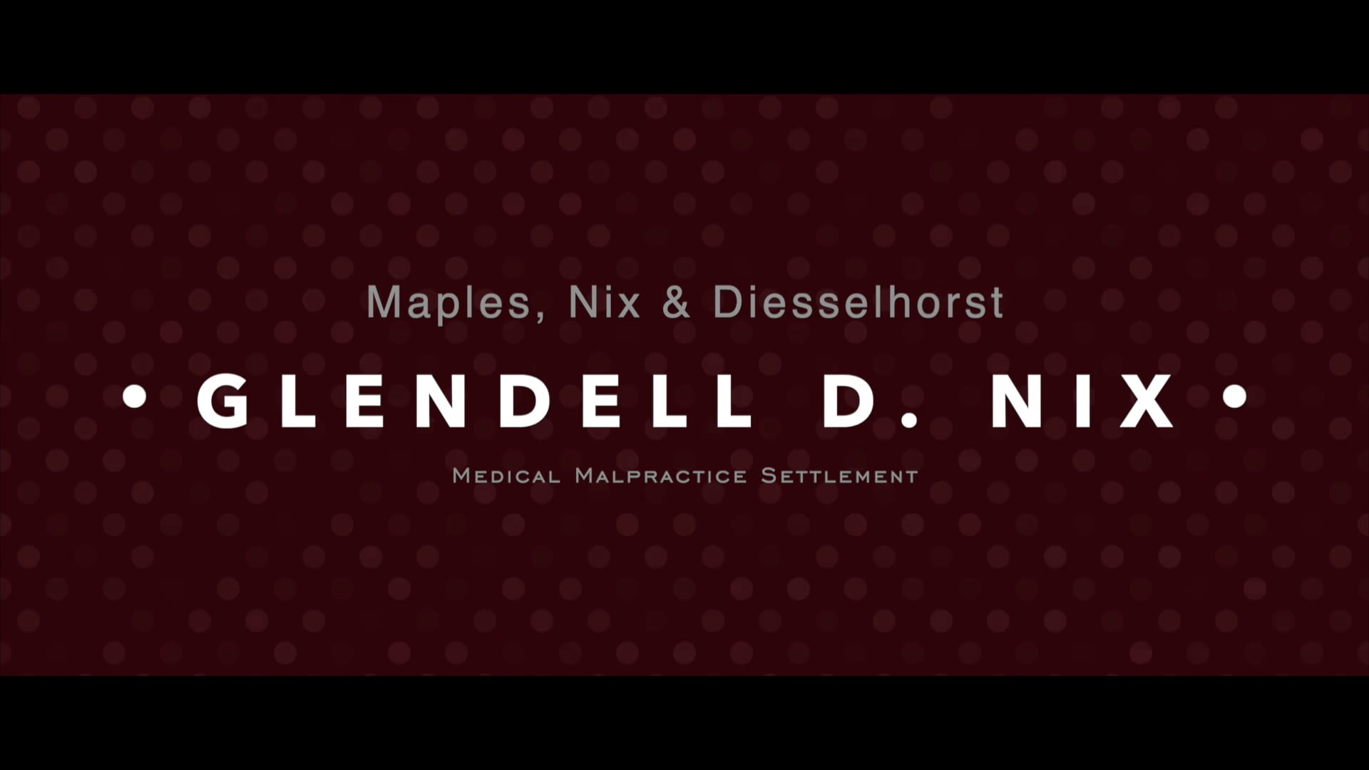Partner Interview - Glendell Nix