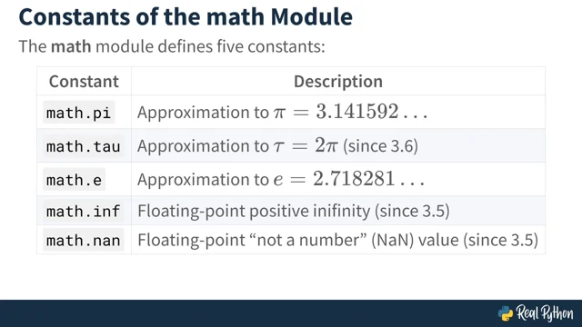 what is a constant in math