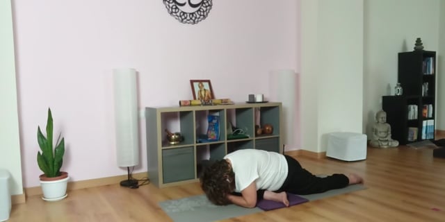 Flexión intensa de cadera.