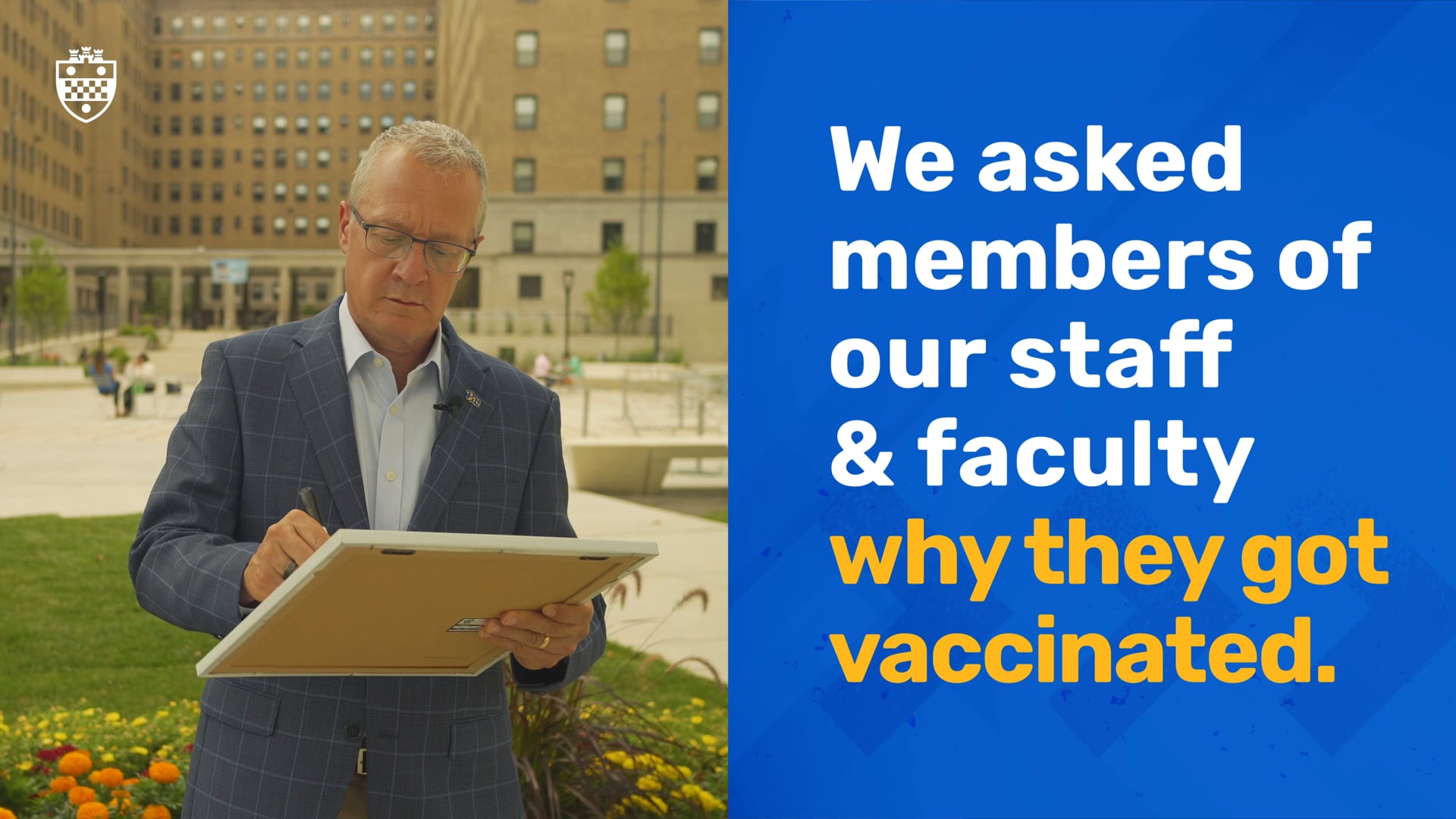 I am Vaccinated: Pitt Staff & Faculty Explain Why