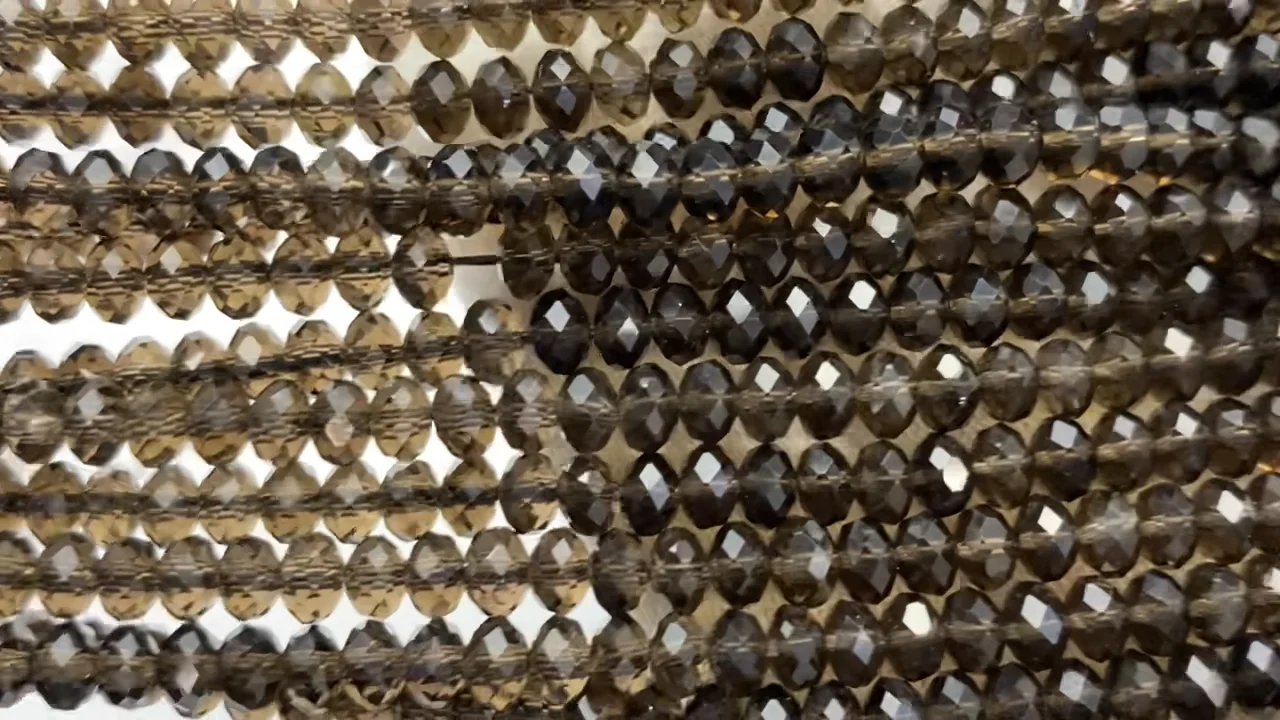 スモーキークォーツ （茶水晶）｜産地・ブラジル ボタンカット4×4×3mm