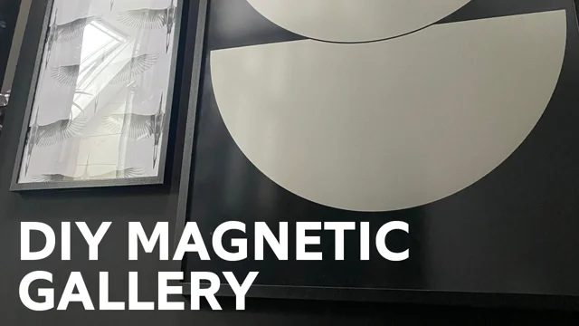 Using Magnetic Paint To Secret Magnet Wall