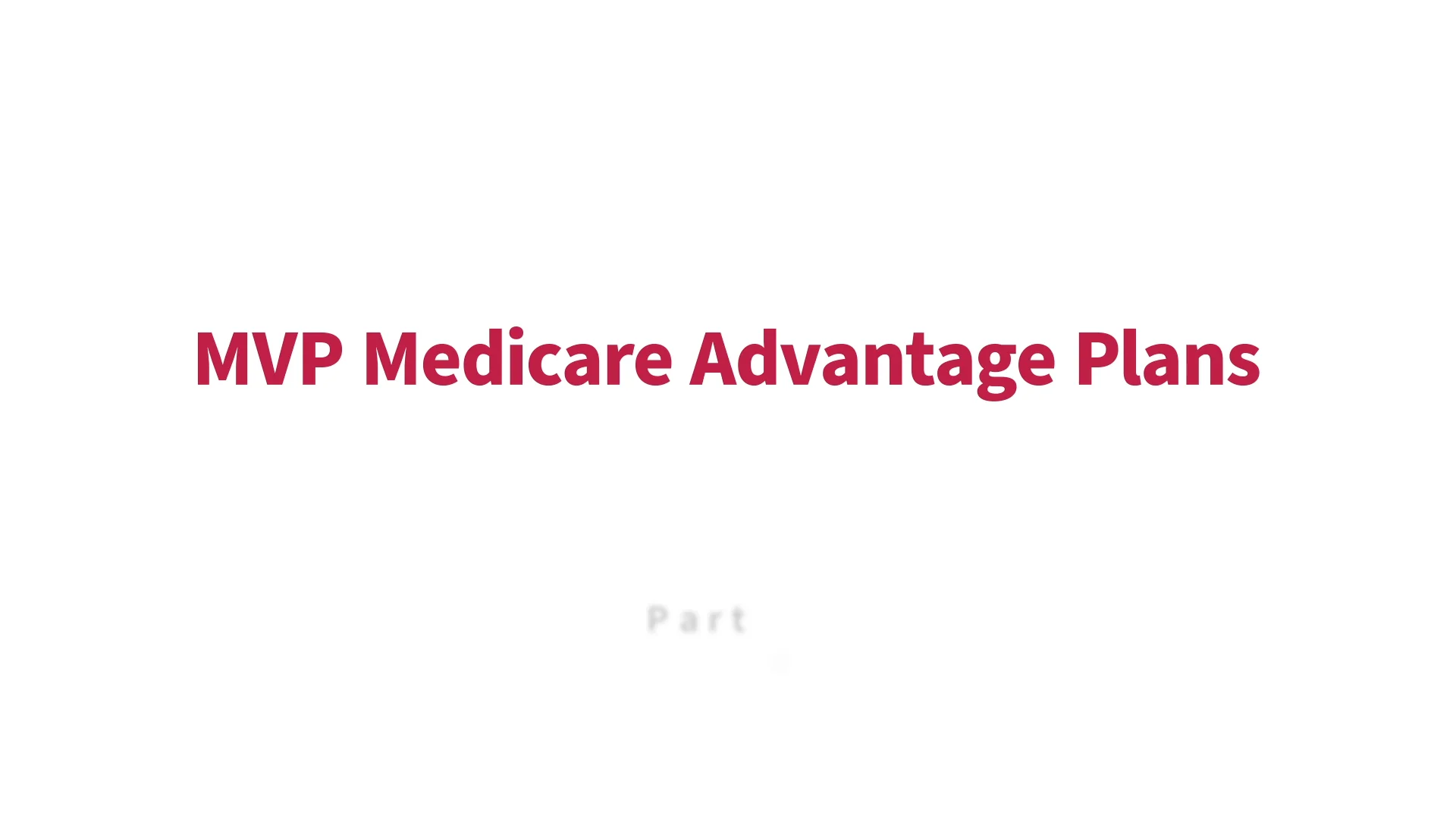 MVP Medicare Part D Education on Vimeo