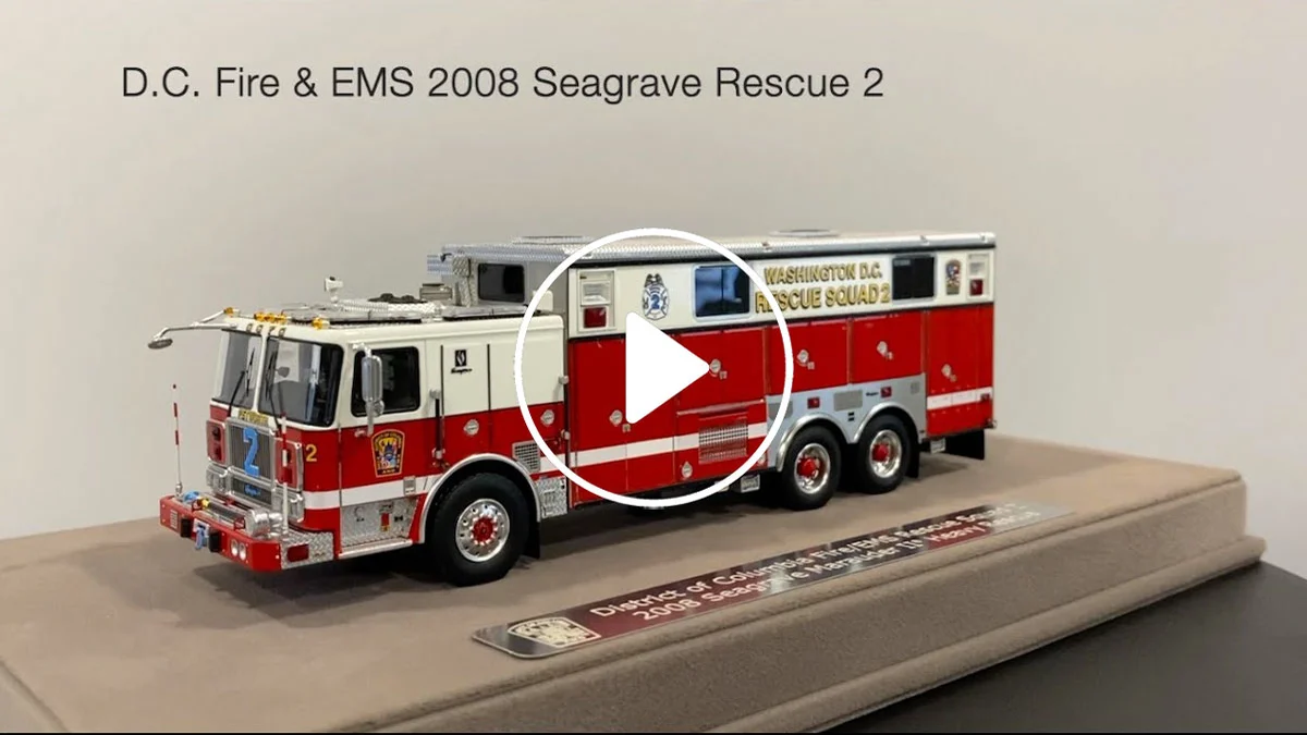 Fire Replicas D.C. Fire & EMS 2008 Seagrave Rescue Squad 2
