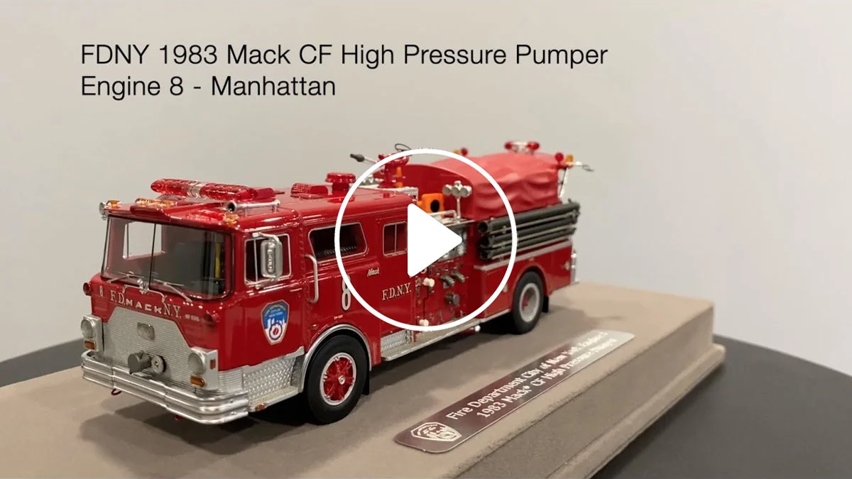 Fire Replicas FDNY 1983 Mack® CF High Pressure Pumper - Engine 8