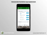 Demonstratie Teambeheer app (captainstool)
