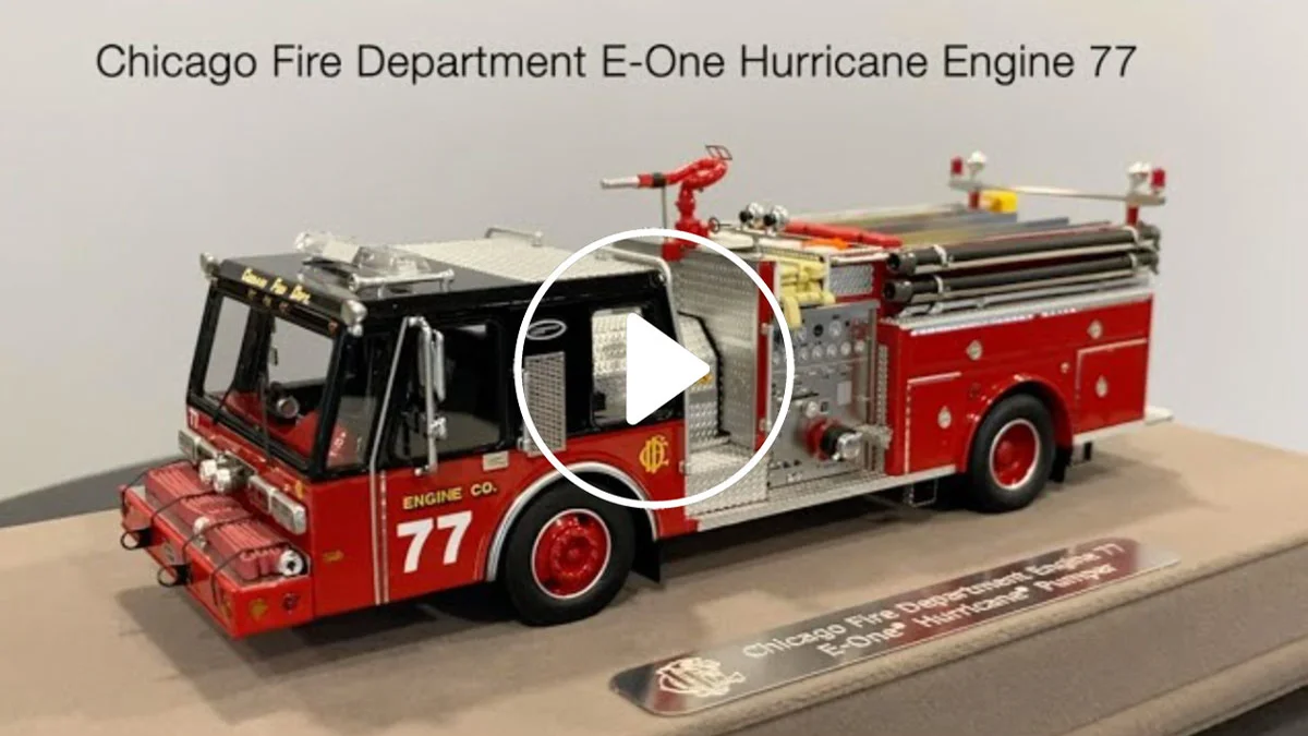 Fire Replicas Chicago Fire Department E-One Hurricane Engine