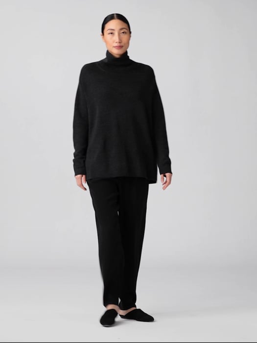 Merino Turtleneck Top | EILEEN FISHER