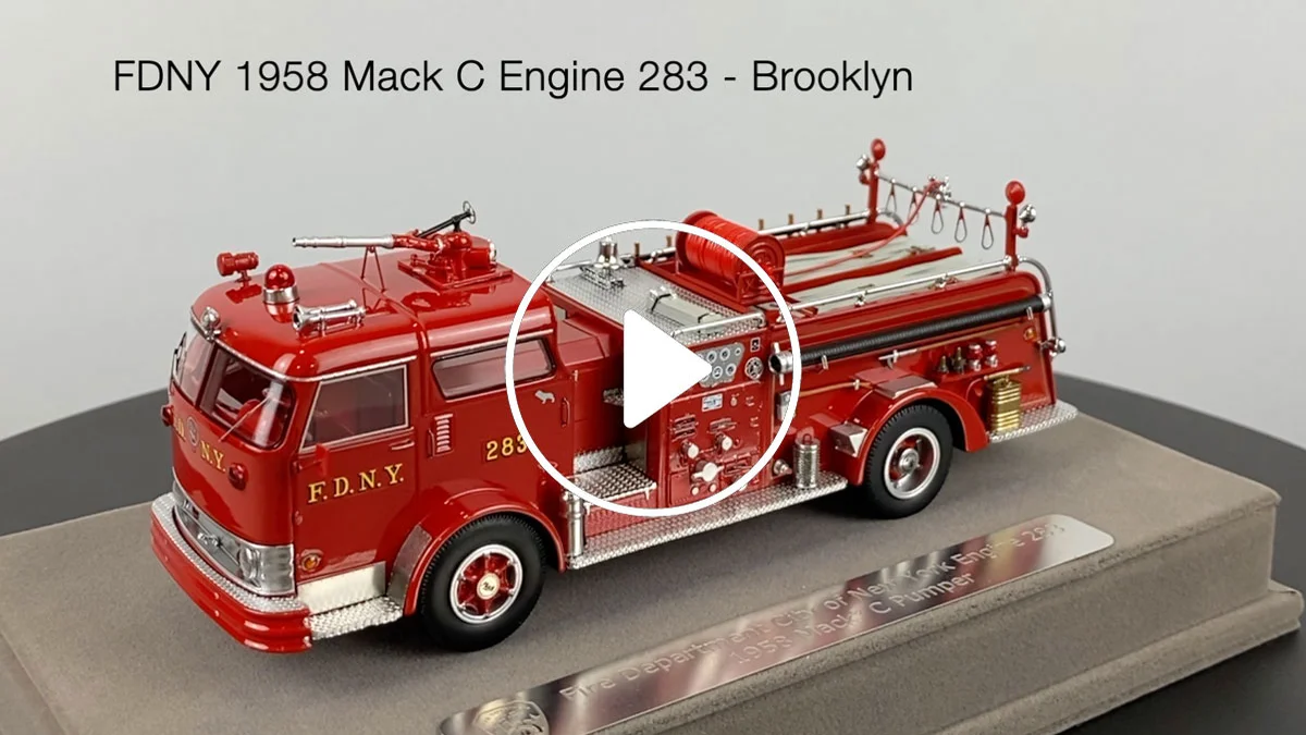 洋書 MACK FIRE APPARATUS Fire Replicas FDNY 1958 Mack® C Pumper - Engine 283 - Brooklyn