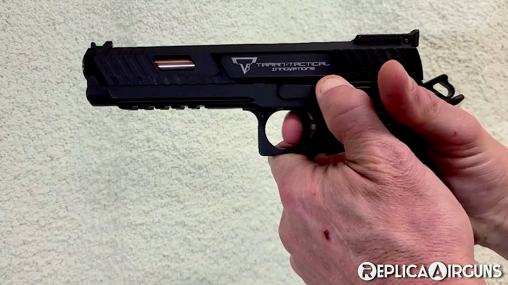 EMG TTI STI 2011 Combat Master John Wick GBB Airsoft Pistol Field Test Review