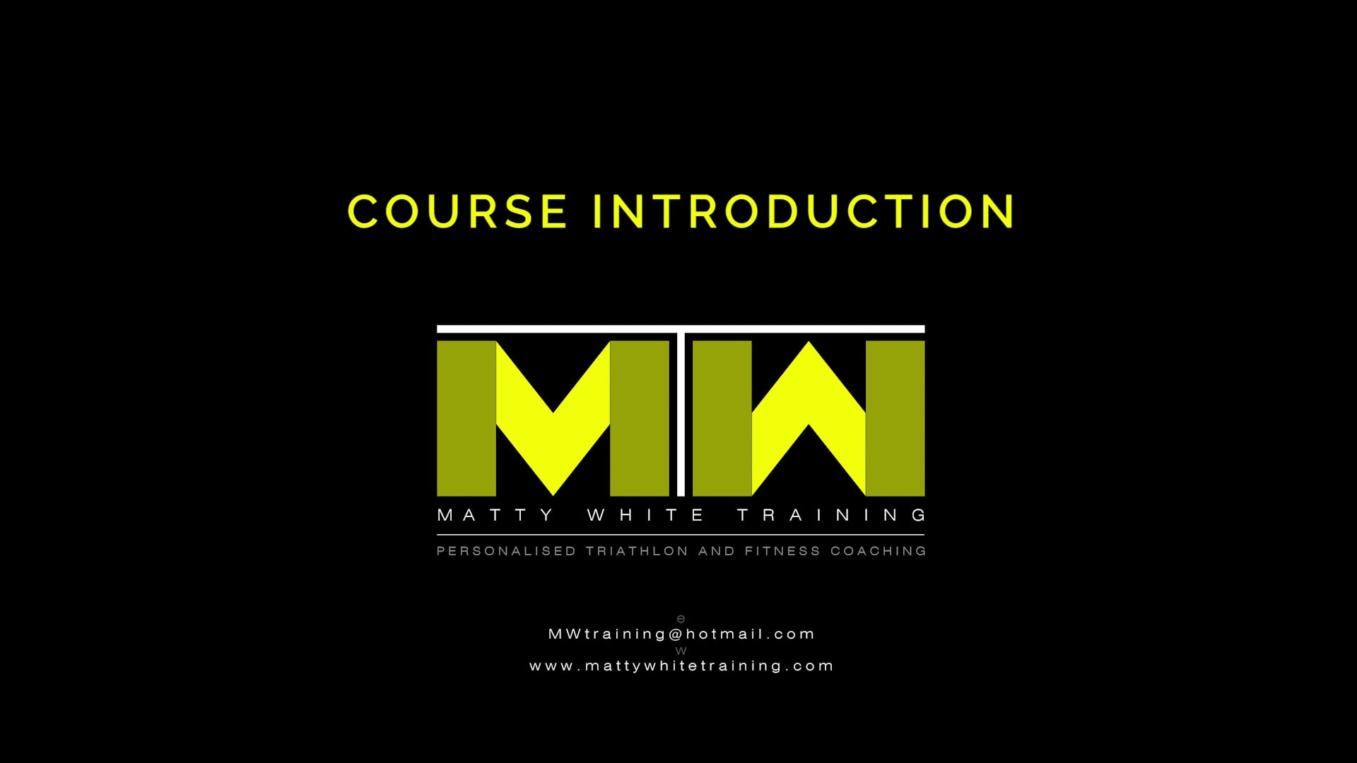Beginner Course Intro on Vimeo