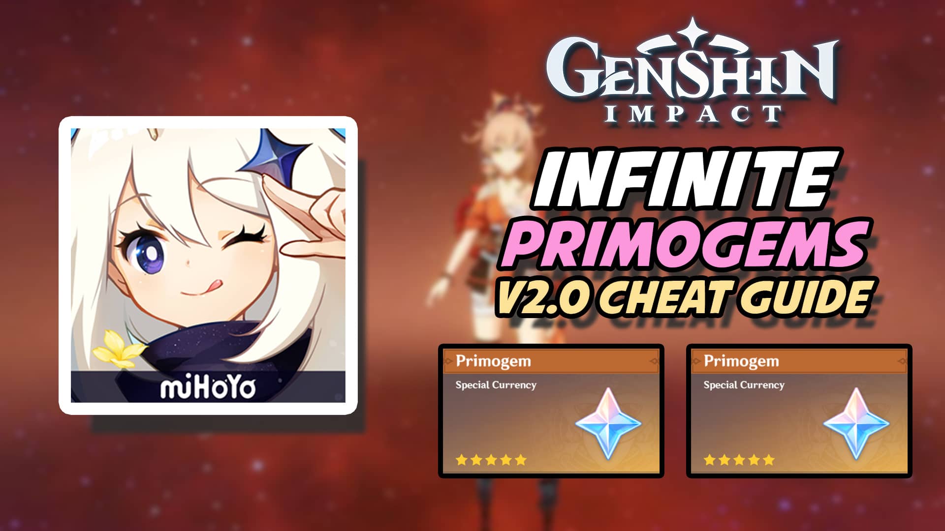 Genshin Impact V2.0 Updated Cheat Infinite Primogems on Vimeo