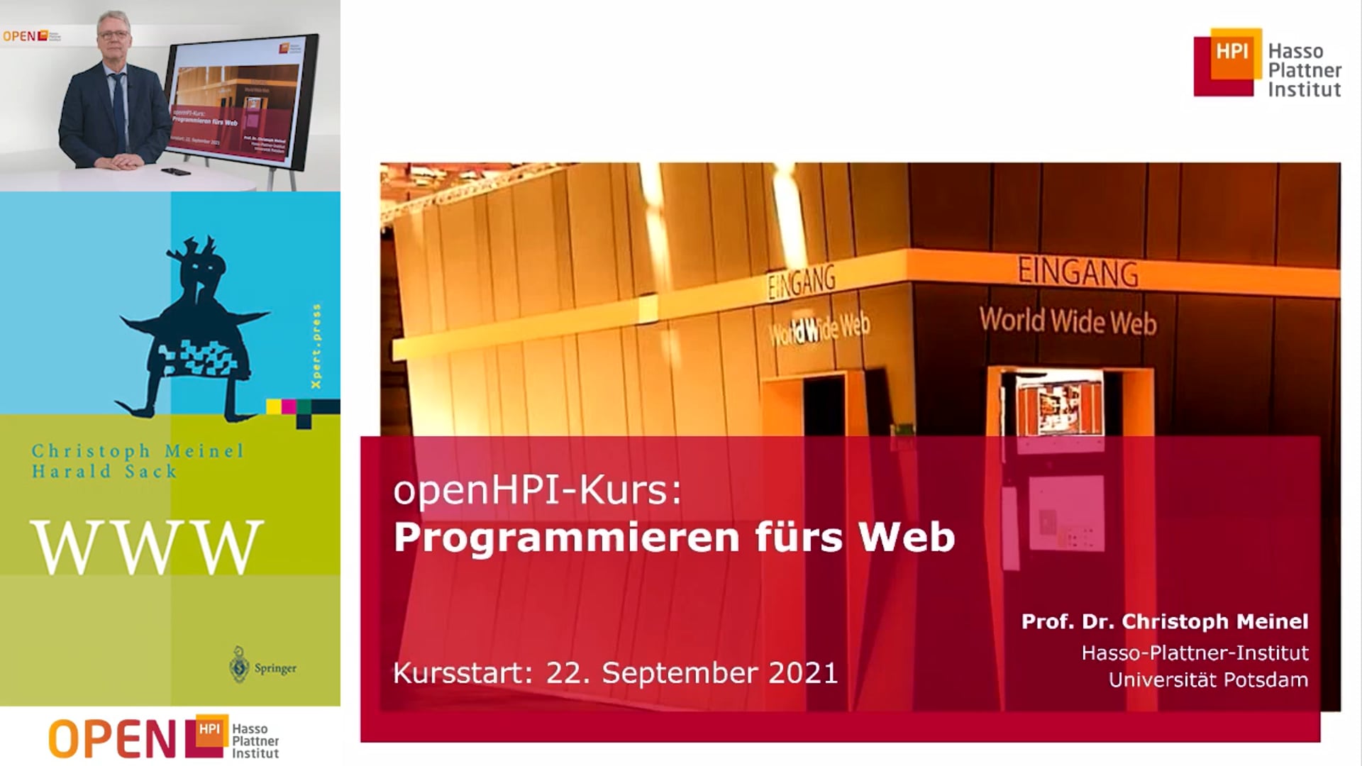 Vorstellung Kurs "Programmieren fürs Web" und Überblick