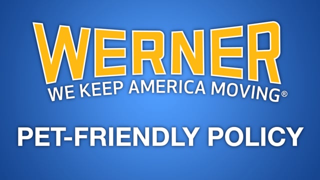 Werner's Pet-Friendly Policy