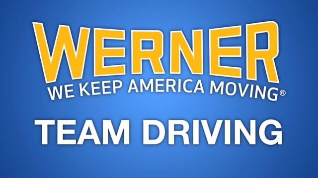 Werner Team Driving