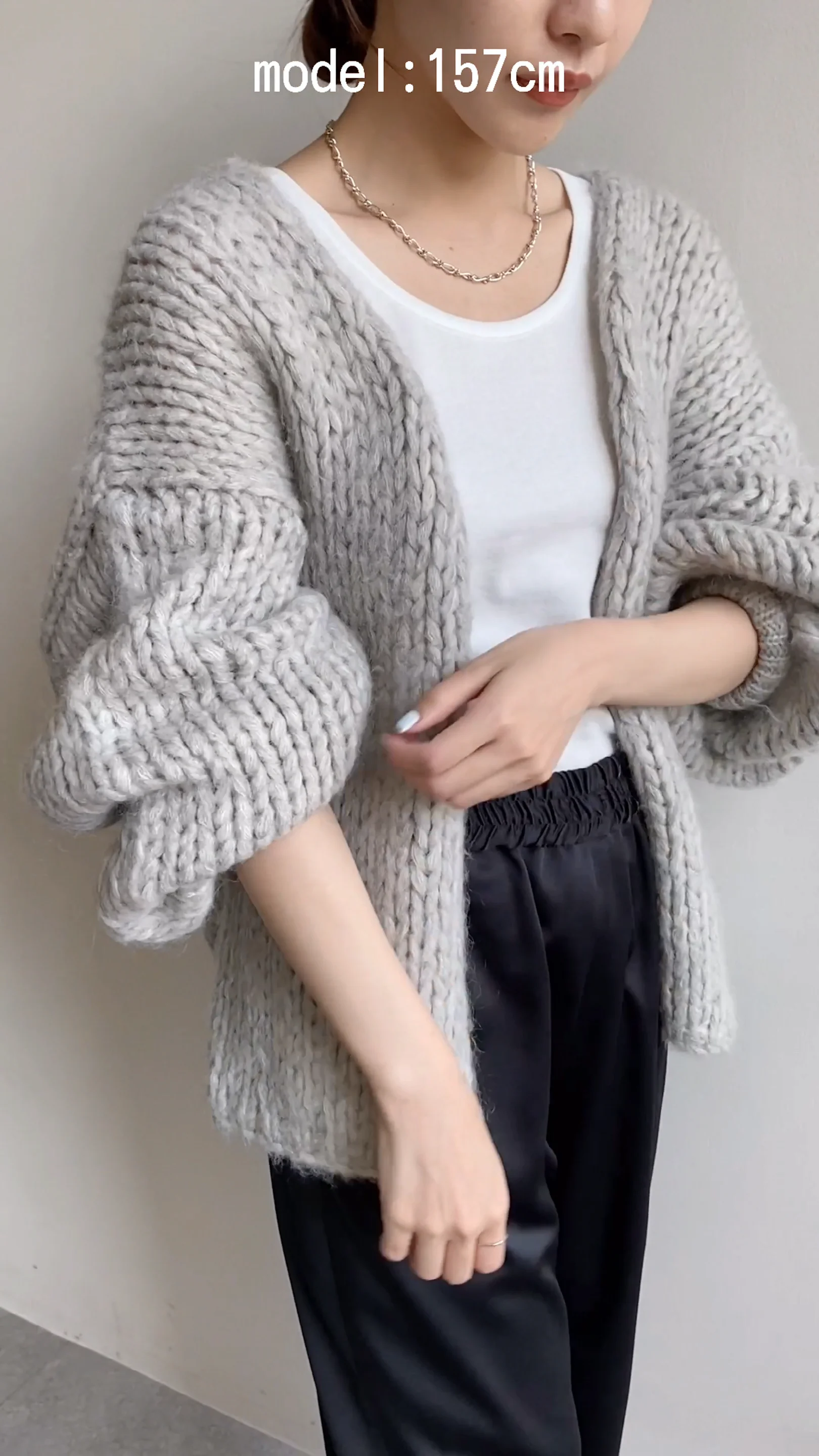 WEB限定》ローゲージニットカーディガン | Whim Gazette(ウィム