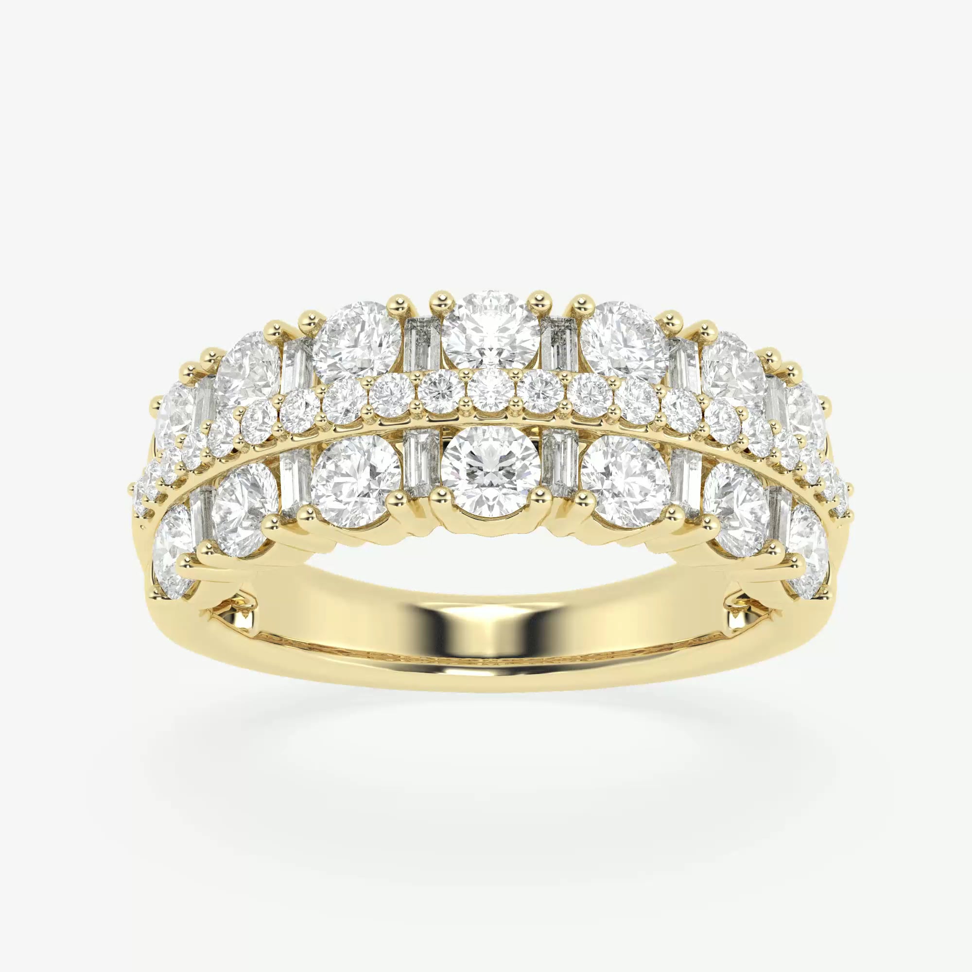 product video for 1 1/2 ctw Round Lab Grown Diamond Fashion Band