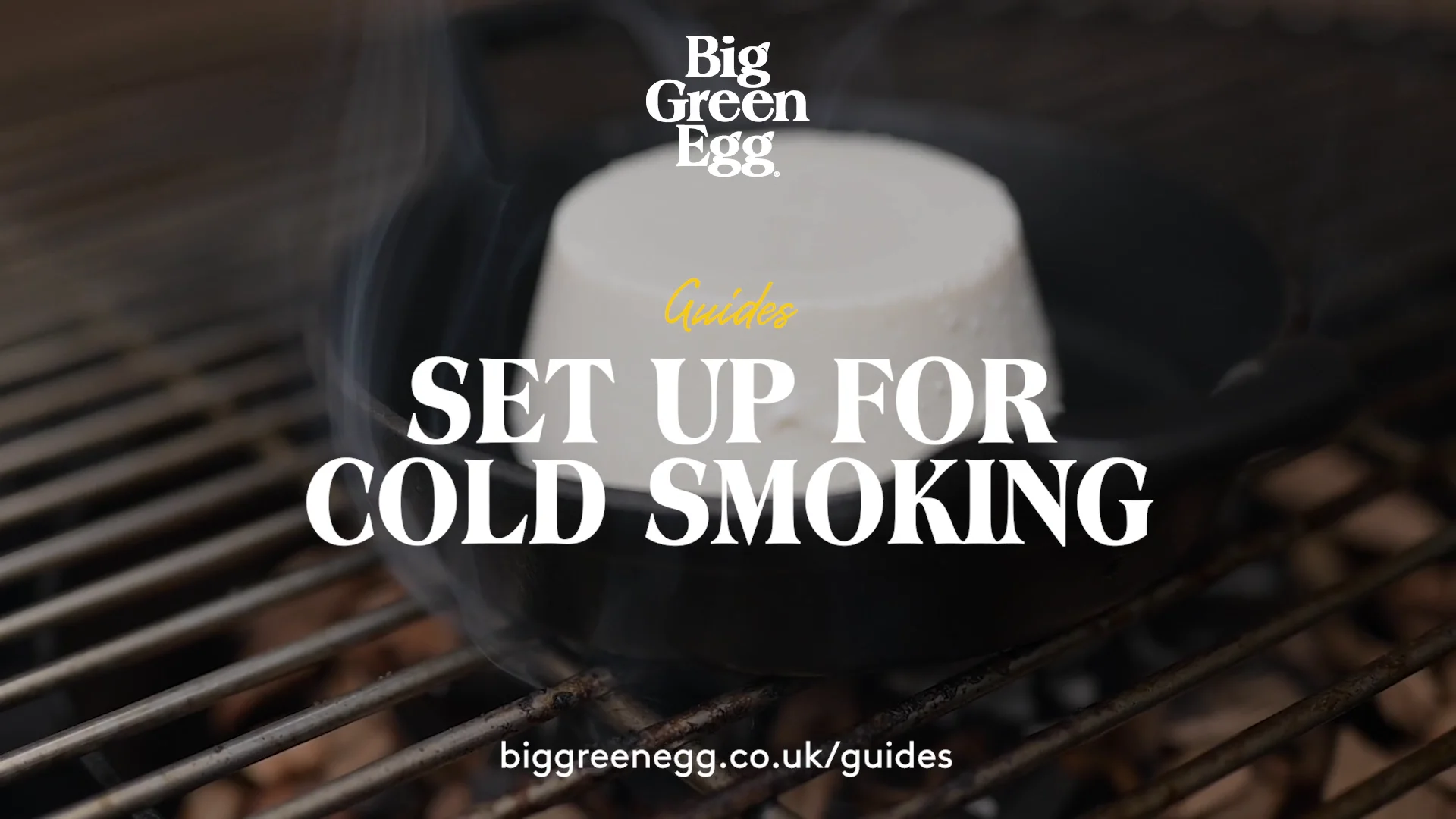 Set up for Cold Smoking Big Green Egg