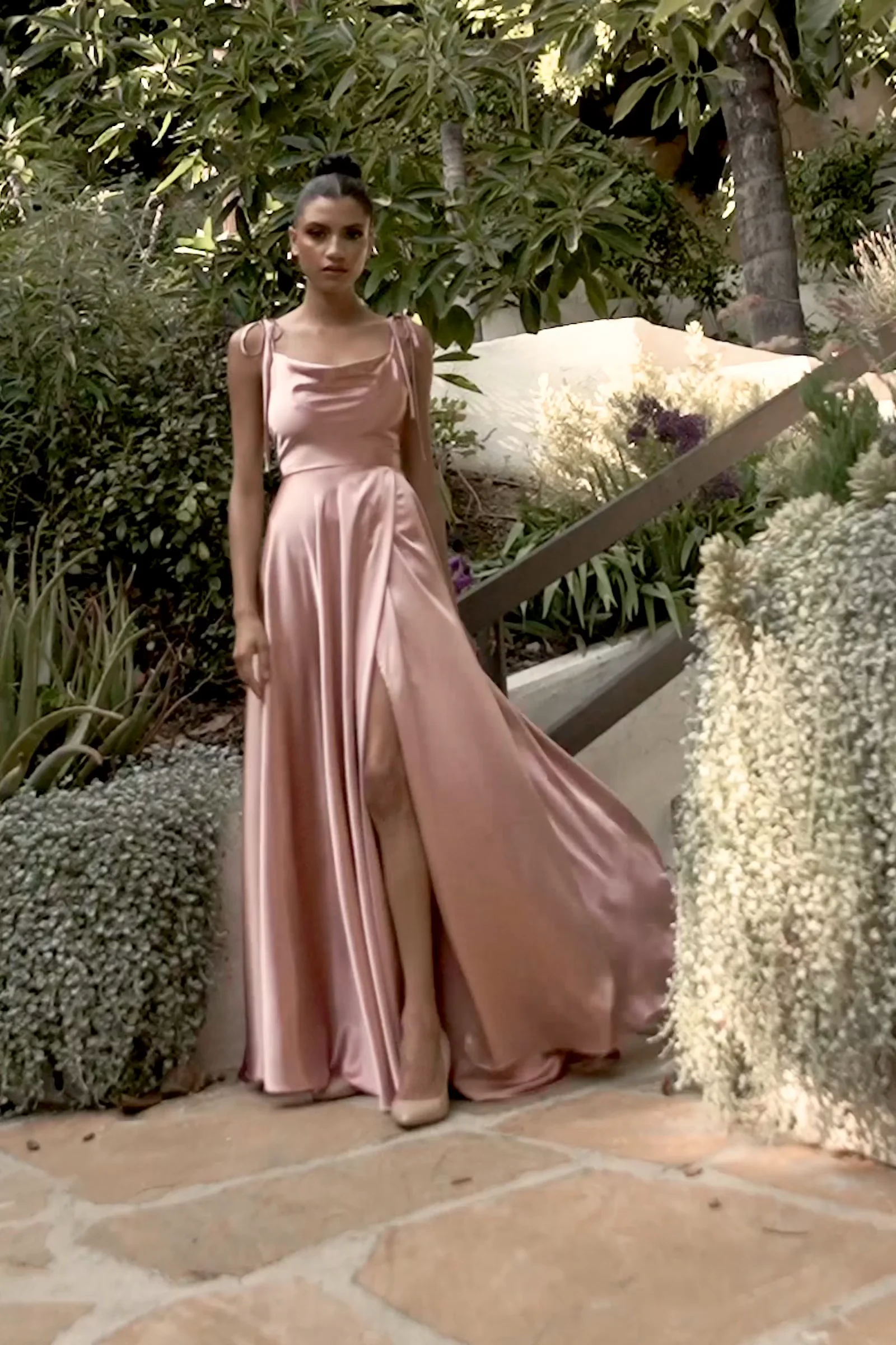 Satin A-Line Dress - 2 – Tux-USA®