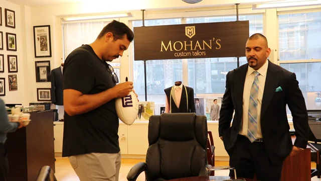 Cam Lewis, Superstar NFL Buffalo Bills Cornerback - First Mohan's Bespoke  Menswear Fitting - Mohan's Custom Tailors