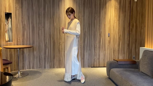 Acka original fringe knit vest on Vimeo