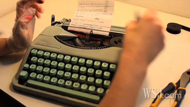 WSJ - Odd Jobs: Typewriter repairwoman on Vimeo