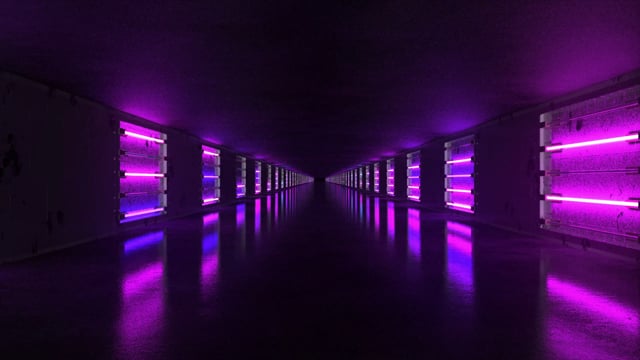 Futuristic Tunnel: Vibrant Live Wallpaper - free download