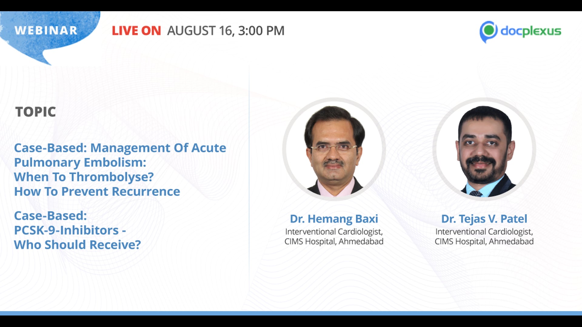 A Case-based Discussion on Pulmonary Embolism and Use of PCSK9 Inhibitors
