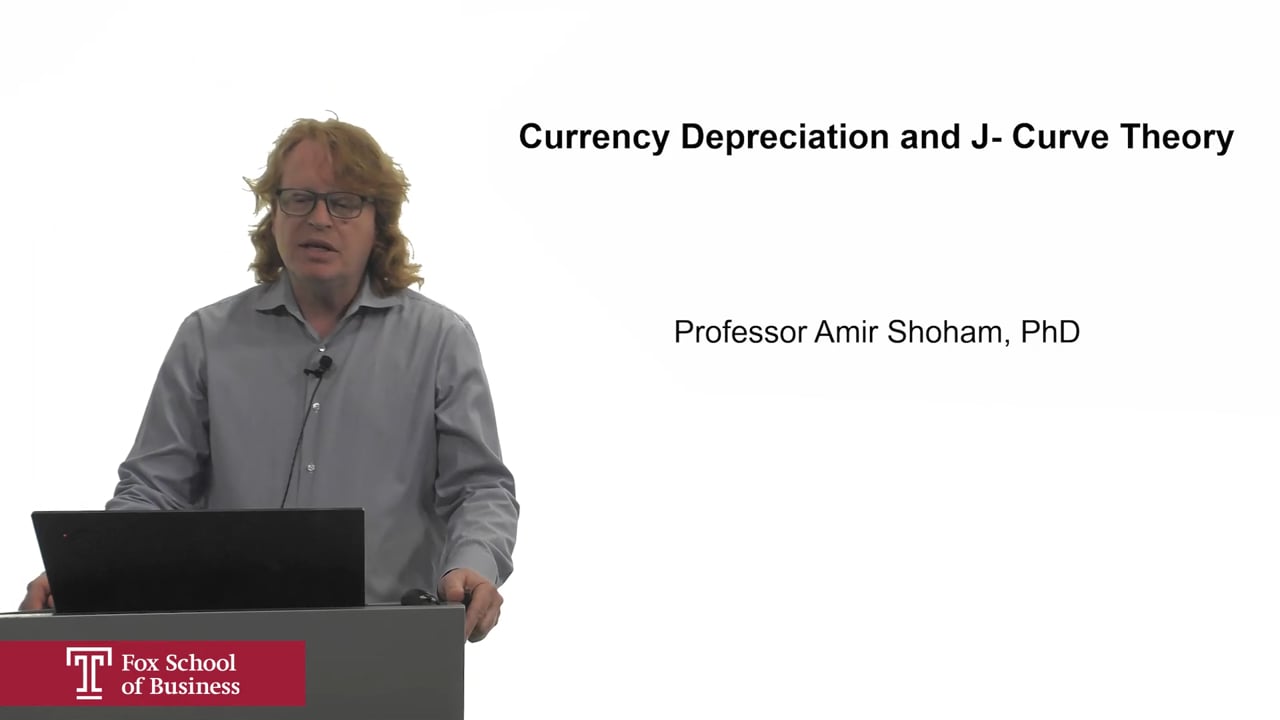 Currency Depreciation and J – Curve Theory