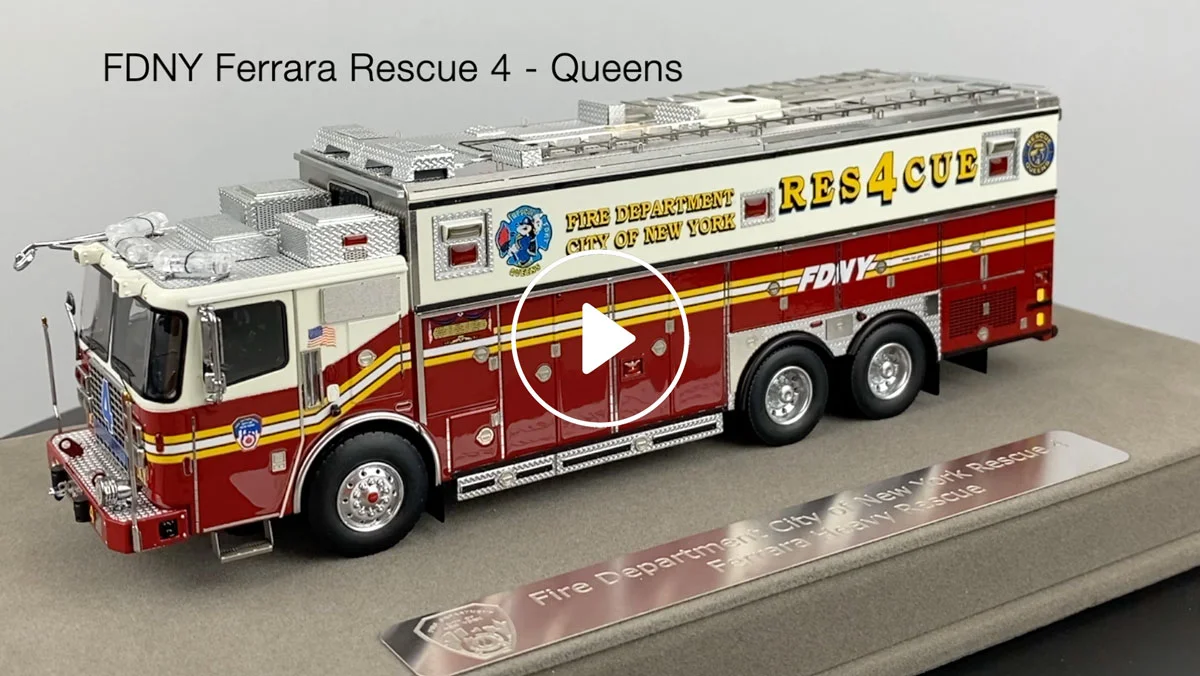CODE3 FDNY ニューヨーク市消防局 新型 HEAVY RESCUE4
