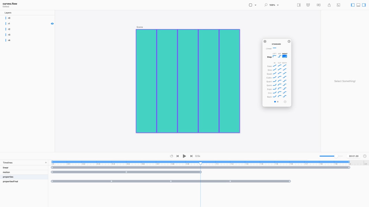 Easing Curves for Motion and Properties