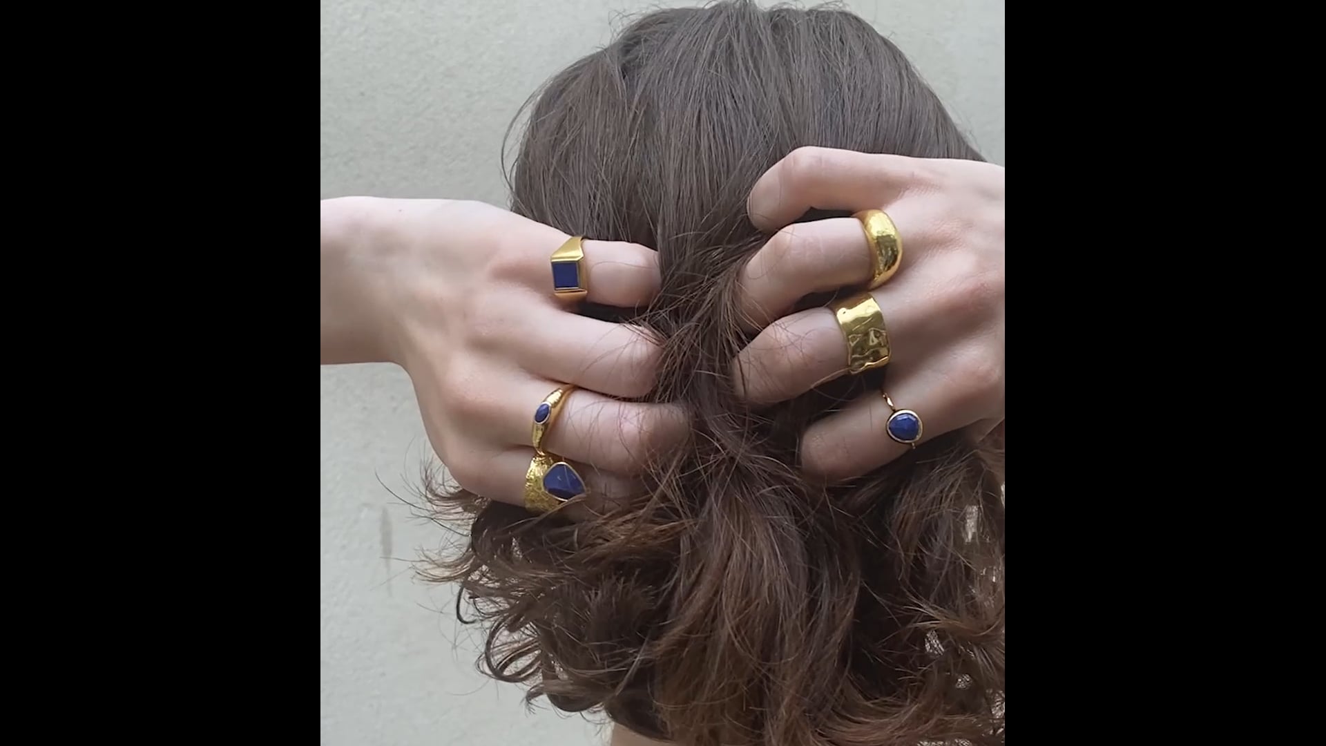 Signature Signet Gemstone Ring in 18ct Gold Vermeil on Signature Signet Gemstone Ring in 18ct Gold Vermeil on