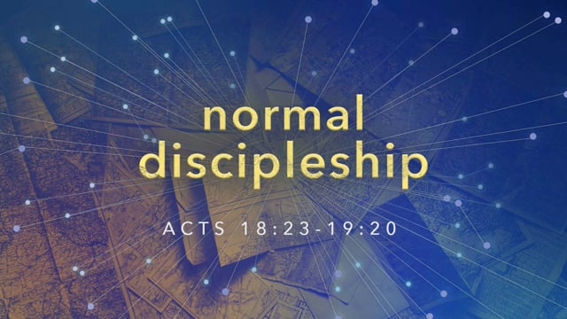 Normal Discipleship