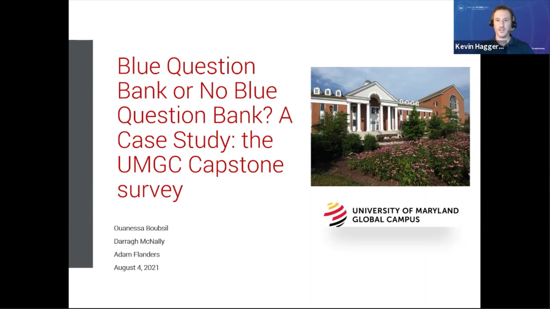 [BNG 2021 VX] “Blue Question Bank or No Blue Question Bank?” A case