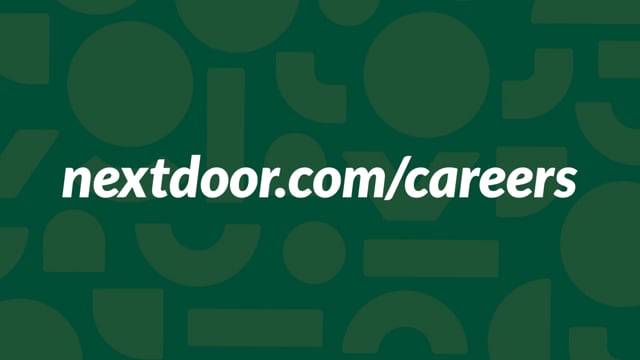 Nextdoor Career Opportunities and Job Openings