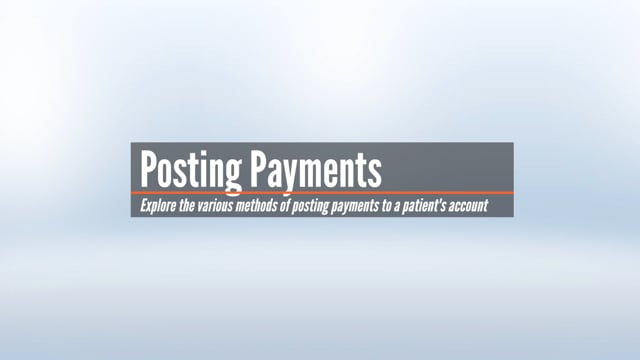 Posting Payments