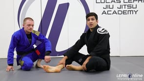 Guard Pull to De la Riva Sweep Attempt to Sit Up Guard to Single Leg Takedown