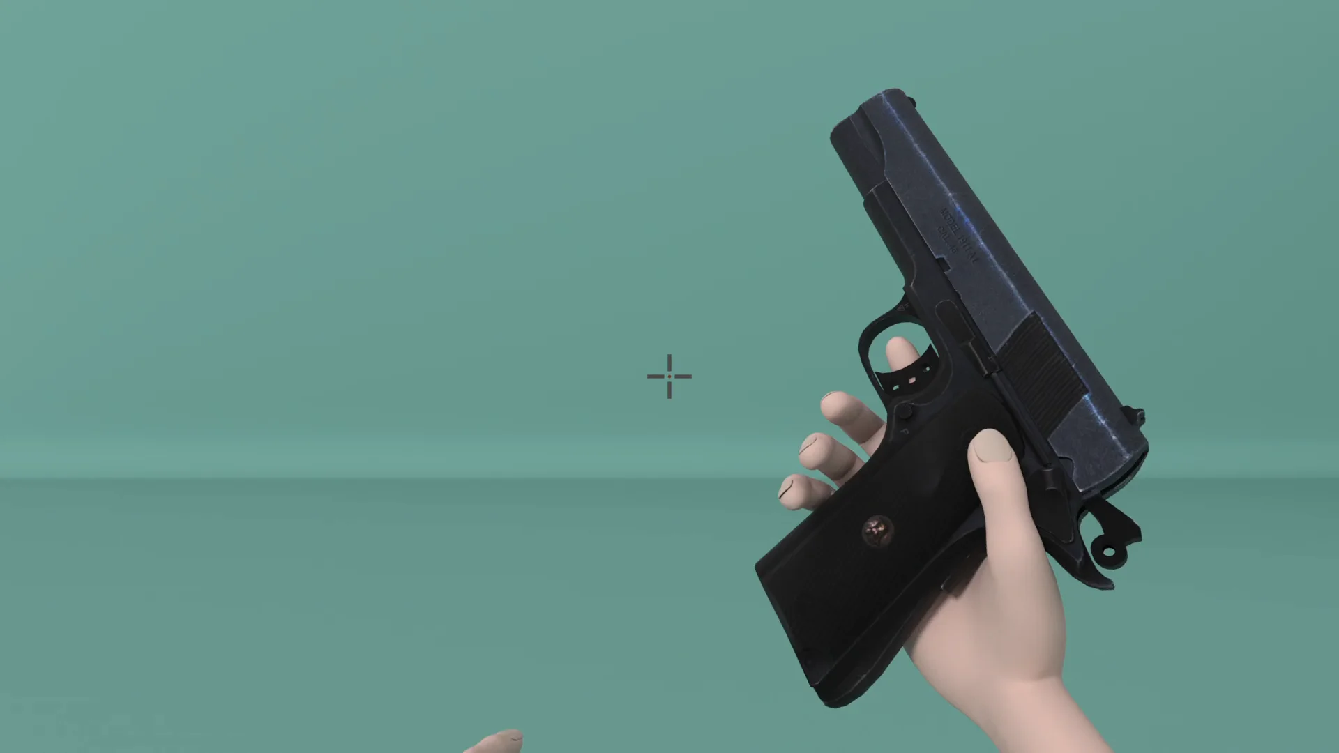 first person shooter pistol