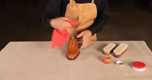 HOW TO CLEAN BOX CALF LEATHER SHOES · CARMINA SHOEMAKER 