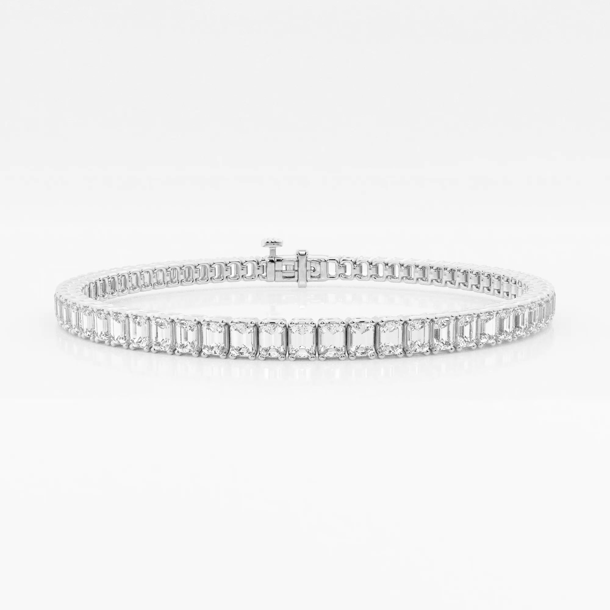 product video for 7 ctw Emerald Lab Grown Diamond Tennis Bracelet - 7 Inches
