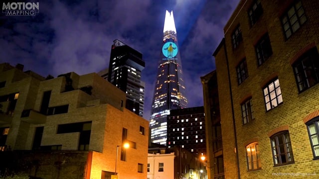 Zoo & Tourism Week Shard Guerilla Projections