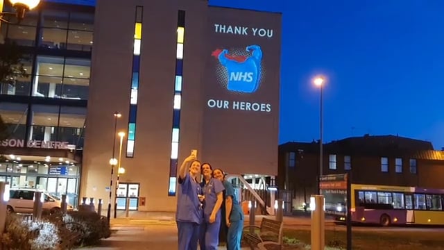 Thank You, Our Heroes (Projection to celebrate the NHS heroes)