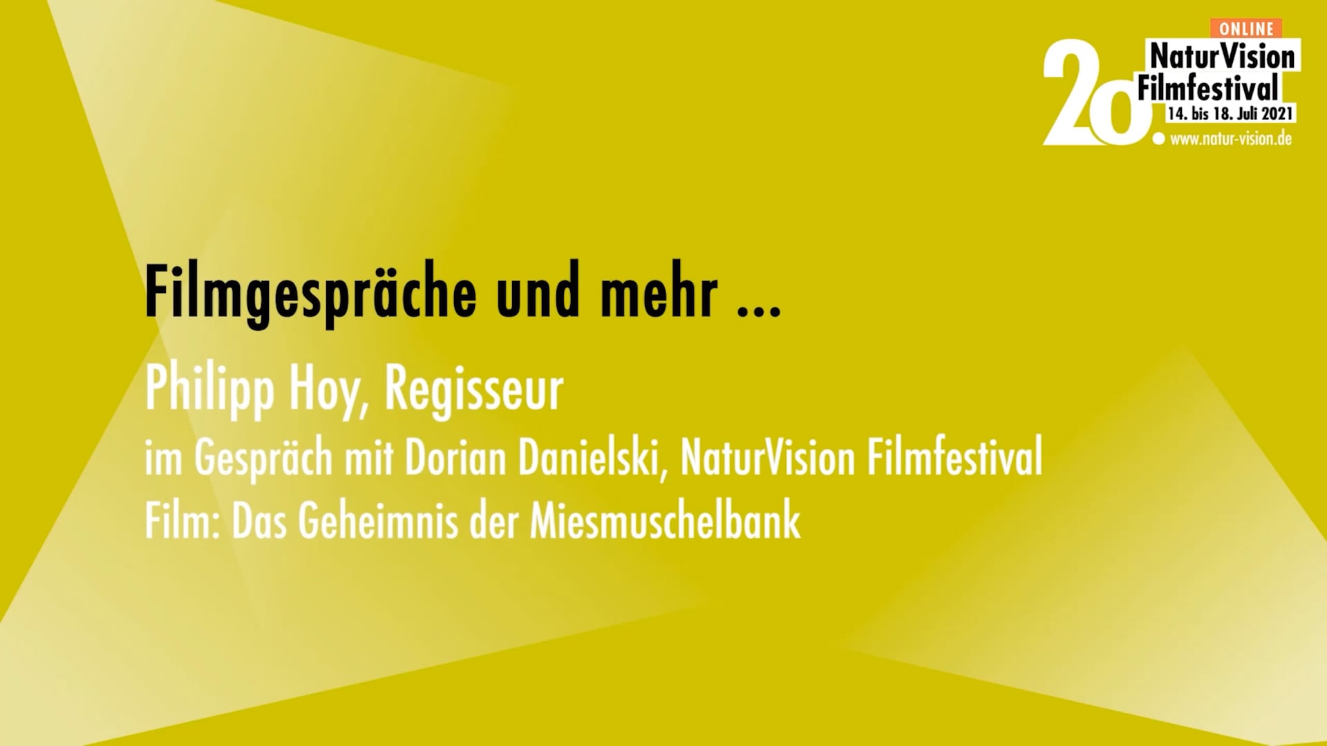 Filmgespräch mit Philipp Hoy
