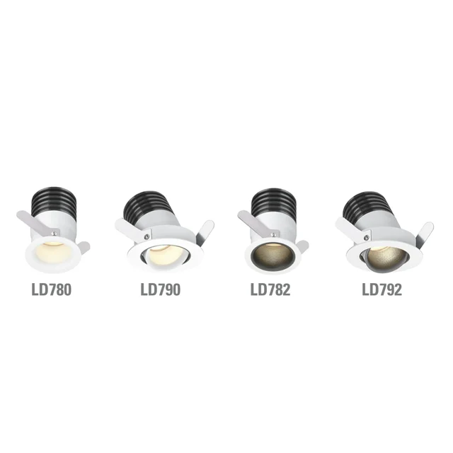 NEW compact downlight range (LD780, LD782, LD790, LD792)