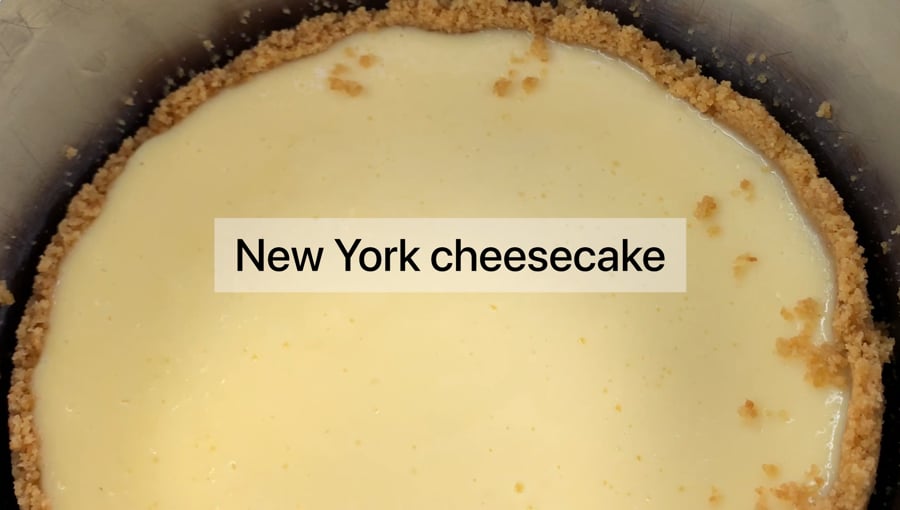 Creamy New York Cheesecake