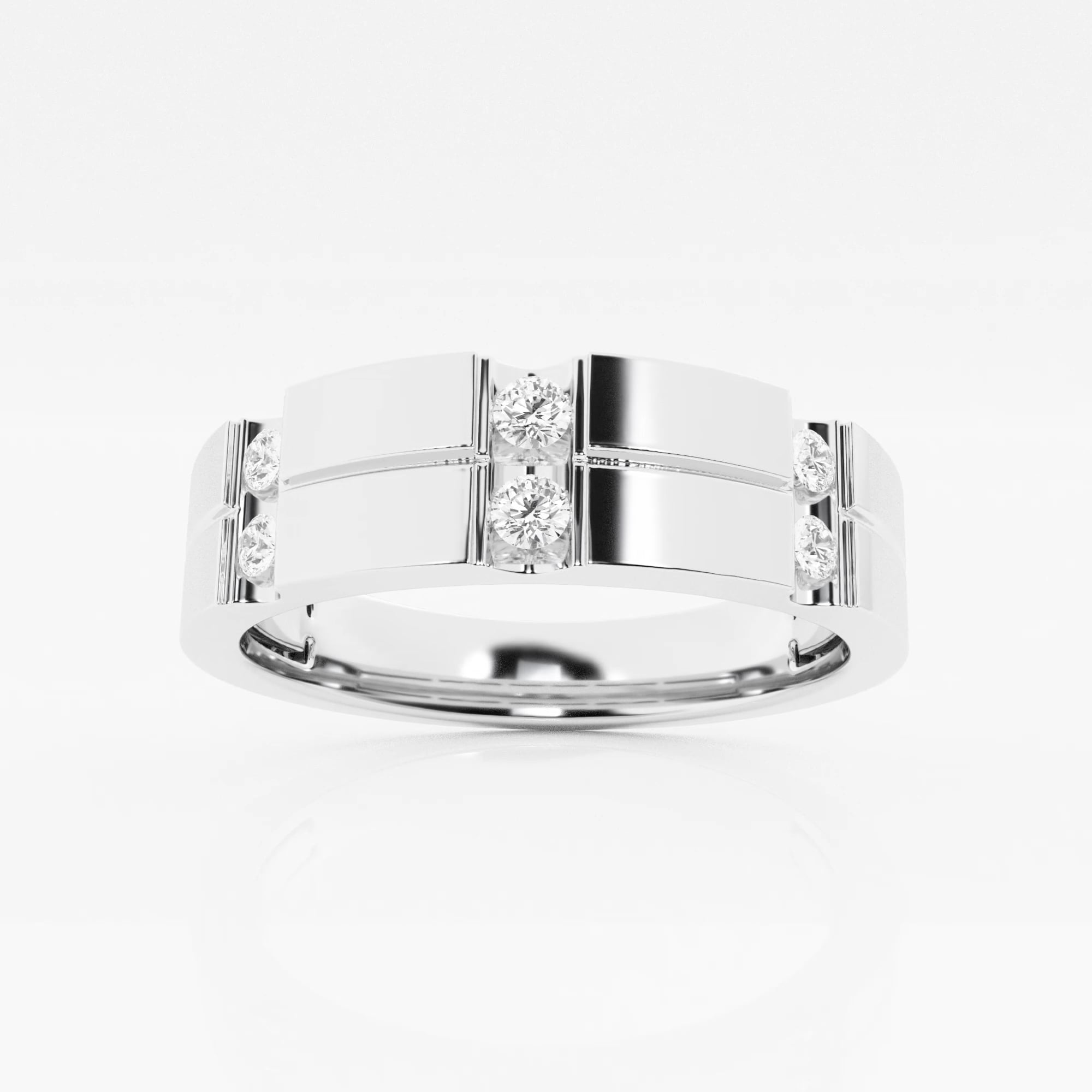 product video for 1/4 ctw Round Lab Grown Diamond Men's Wedding Band