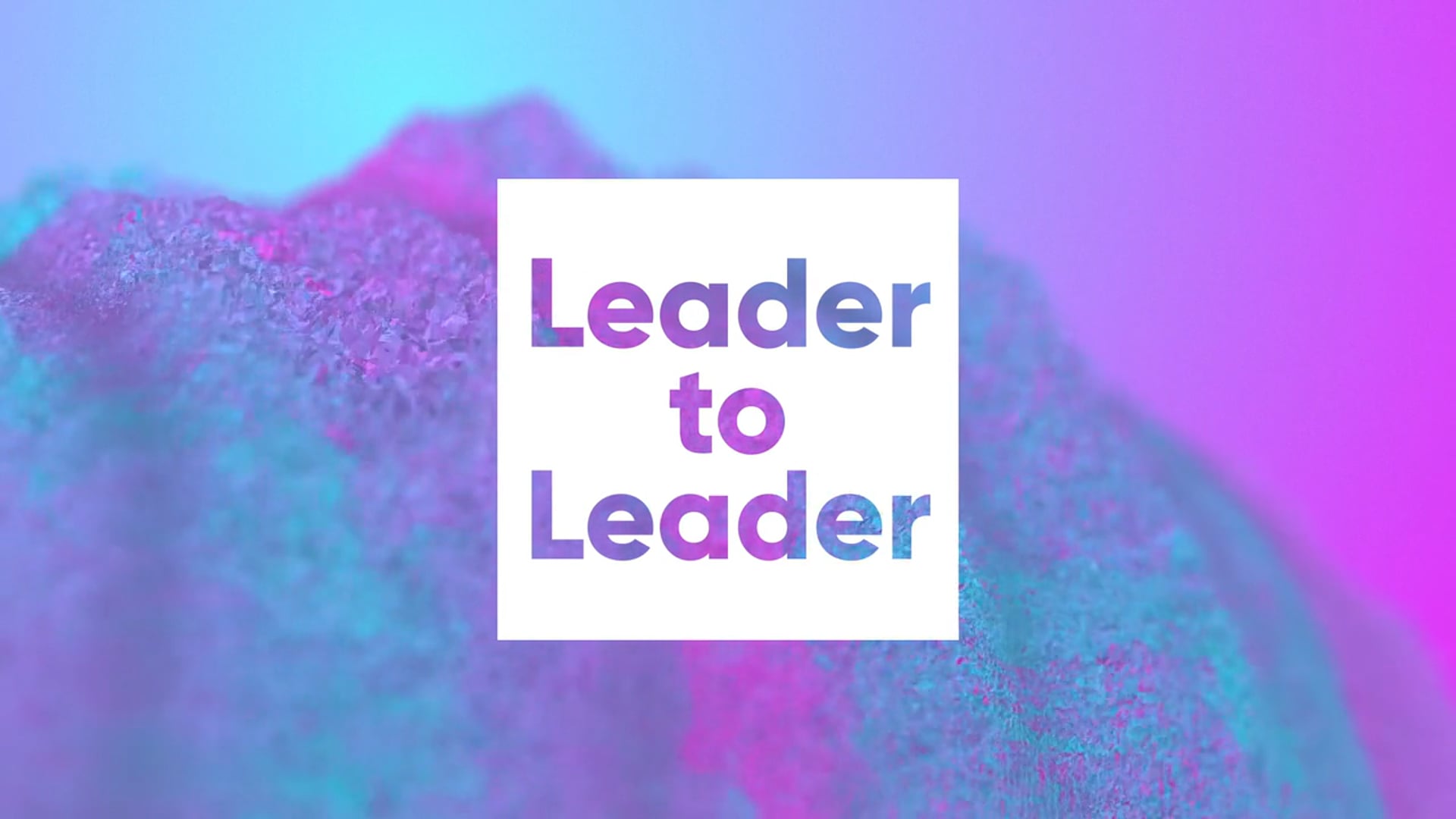 #PurpleLightUp 2021 | Leader to Leader